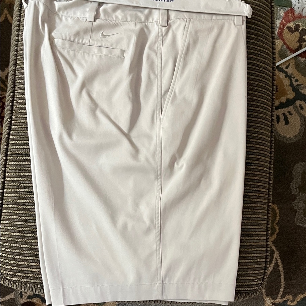 Nike Men's Cream Athletic Shorts